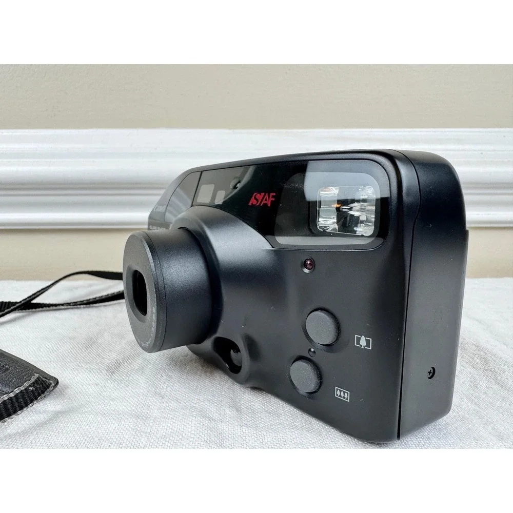 Canon Sure Shot Zoom-S 35mm Film Camera 38-60mm f/3.8-5.6 Lens Black Vintage